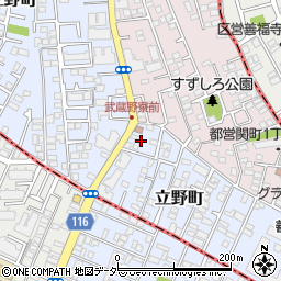 東京都練馬区立野町8周辺の地図