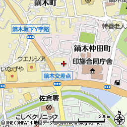 千葉県佐倉市鏑木町423周辺の地図