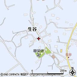 千葉県佐倉市生谷502周辺の地図