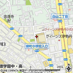 文京区　柳町第三育成室周辺の地図