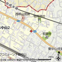 千葉県船橋市本中山2丁目1-24周辺の地図