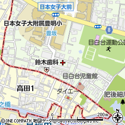 東京都文京区目白台1丁目7-11周辺の地図