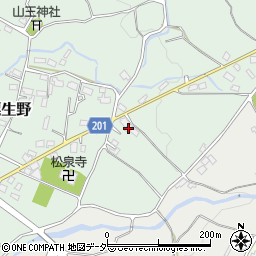 山梨県甲州市塩山下粟生野1157周辺の地図