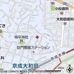 千葉県八千代市大和田332-2周辺の地図