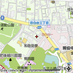 東京都文京区目白台1丁目25-8周辺の地図