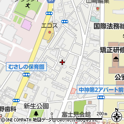 東京都昭島市中神町1297-30周辺の地図