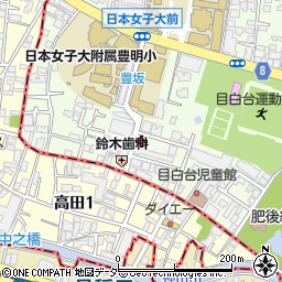 東京都文京区目白台1丁目7-9周辺の地図