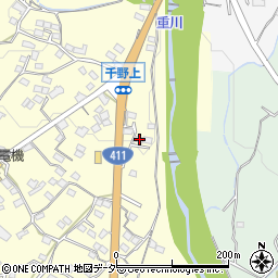 山梨県甲州市塩山千野322-2周辺の地図