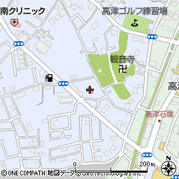 高津自治会館周辺の地図