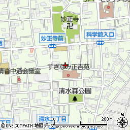 井口喜容家所蔵文書周辺の地図