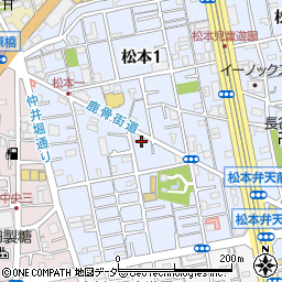 東京都江戸川区松本1丁目10-7周辺の地図