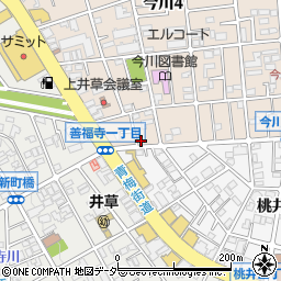今川児童遊園トイレ周辺の地図