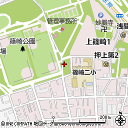 都立篠崎公園トイレ２周辺の地図