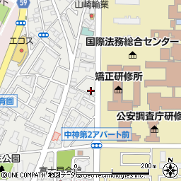 タイムズ昭島中神町駐車場周辺の地図