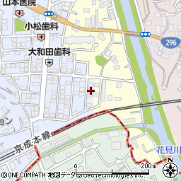 千葉県八千代市大和田945-17周辺の地図