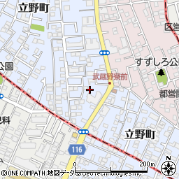 東京都練馬区立野町10周辺の地図