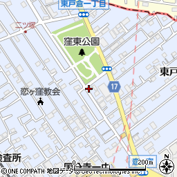 東京都国分寺市東戸倉周辺の地図