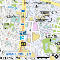 すき家浅草六区店周辺の地図