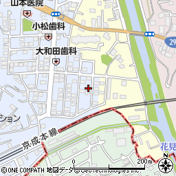 千葉県八千代市大和田945-14周辺の地図