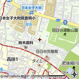 東京都文京区目白台1丁目8周辺の地図