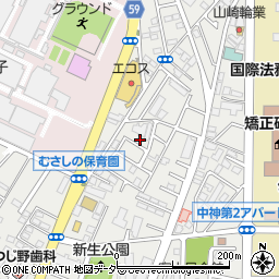 東京都昭島市中神町1296-45周辺の地図