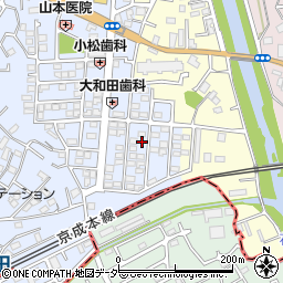 千葉県八千代市大和田945-7周辺の地図