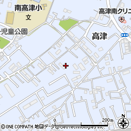 千葉県八千代市高津463-2周辺の地図