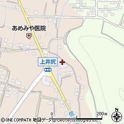 山梨県甲州市塩山上井尻1267周辺の地図