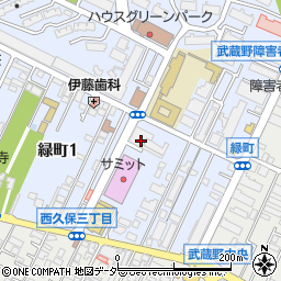 スギ薬局　武蔵野緑町店周辺の地図