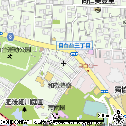 東京都文京区目白台1丁目22-7周辺の地図