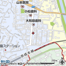 千葉県八千代市大和田935-40周辺の地図
