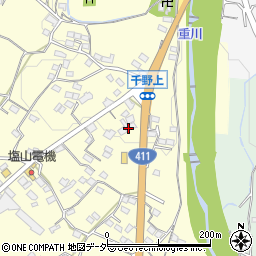 山梨県甲州市塩山千野435周辺の地図