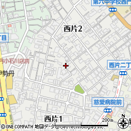 東京都文京区西片周辺の地図