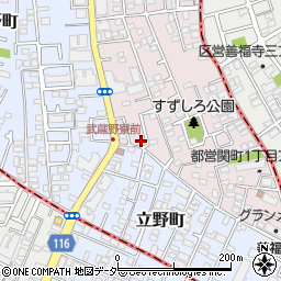 東京都練馬区関町南2丁目20-1周辺の地図