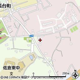 千葉県佐倉市大蛇町116周辺の地図