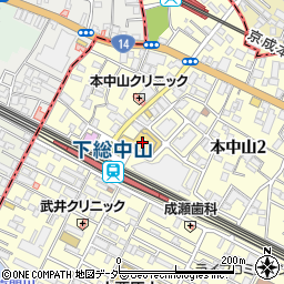 マツモトキヨシ下総中山駅前店周辺の地図