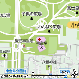 小金井市総合体育館周辺の地図