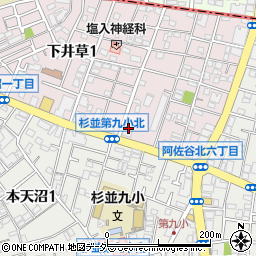 関東バス阿佐谷営業所周辺の地図