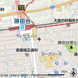 菊富士2号店 勝田台店周辺の地図