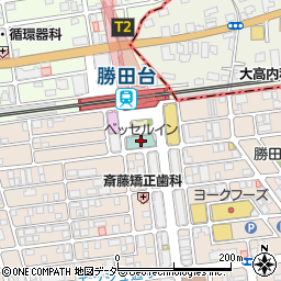 ベッセルイン八千代勝田台駅前周辺の地図