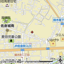 千葉県佐倉市鏑木町42-1周辺の地図