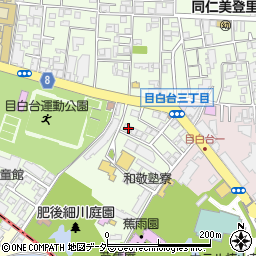 東京都文京区目白台1丁目22-12周辺の地図