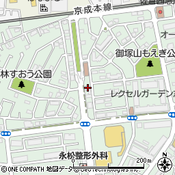 ユースペース佐倉西志津店周辺の地図