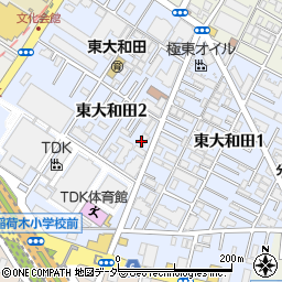 千葉県市川市東大和田周辺の地図