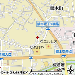 千葉県佐倉市鏑木町54周辺の地図