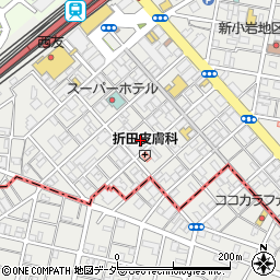 デイサービスセンターなごやか新小岩周辺の地図