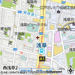 浅草高洋ビル周辺の地図