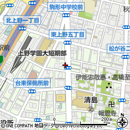 東上野５丁目パーキングメーター３周辺の地図