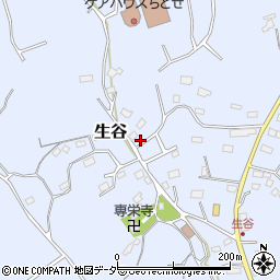 千葉県佐倉市生谷436周辺の地図