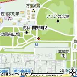 都立小金井公園トイレ７周辺の地図